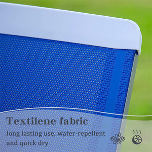 English Elm Patio Chaise Lounge Chair Set - Adjustable Aluminum Poolside Lounger With Table For Ultimate Comfort W1859109677-GIGA