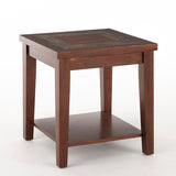 Steve Silver Classic Chairside End Table - Wooden Design, Timeless Appearance - Richness & Charm, Ideal Room Addition