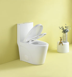English Elm Toilet Tank Lid Ceramic Glazed Finish with Integrated Flush Buttons Minimalist Bath W1573104726