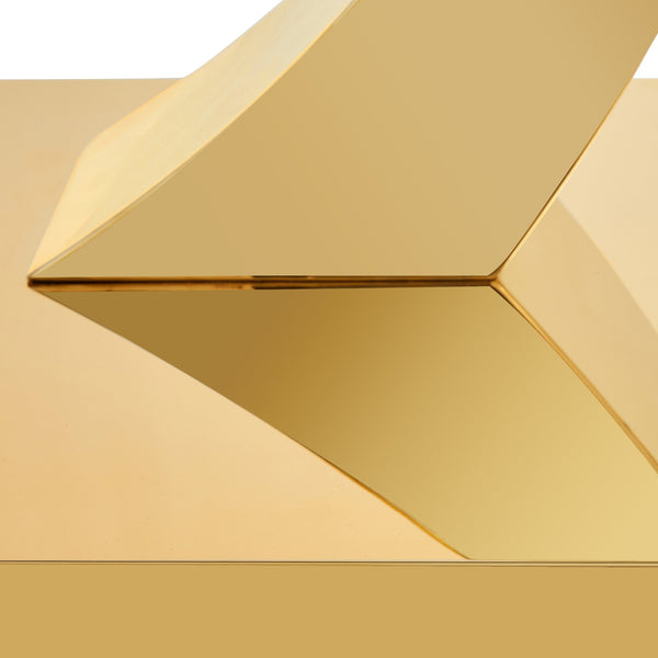 English Elm 1 Elegant Glass Dining Set With 4 Black Chairs - Modern Tempered Glass Table & Gold-Plated Bracket W1151S04202