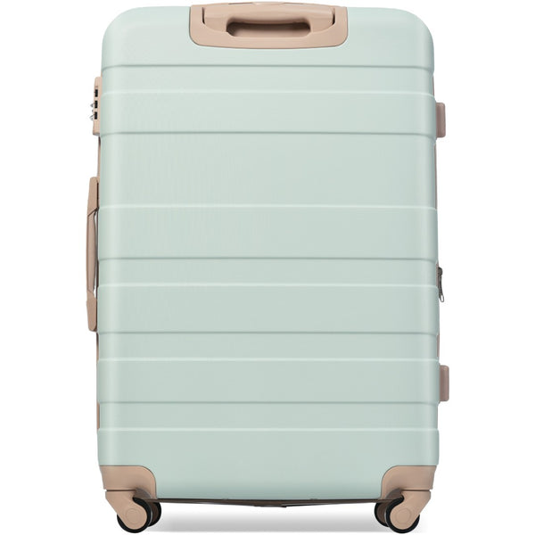 English Elm Luggage Abs Hardshell 3 Piece Set Spinner Wheels Tsa Lock Lightweight Travel Suitcases N726P203164E
