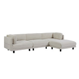 English Elm Upholstery Convertible Sectional Sofa, L Shaped Couch With Reversible Chaise