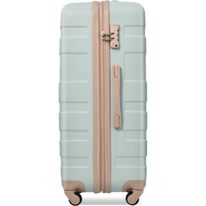 English Elm Luggage Sets 3 Piece Abs Hardshell Expandable Spinner Suitcase with Tsa Lock PP531903AAE