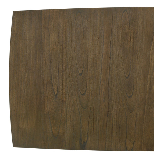 English Elm Bistro Walnut Rectangular Dining Table Seats Six with Distressed Split Wood Top B061110678