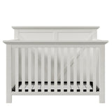 Hearth and Haven 4 in 1 Convertible Baby Crib, Converts to Toddler Bed, Daybed and Full Size Bed, White BS301604AAK