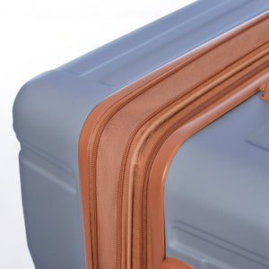 English Elm Luggage 3 Piece Hardshell Abs Spinner Set with Tsa Lock Expandable Travel Suitcase PP291792AAI