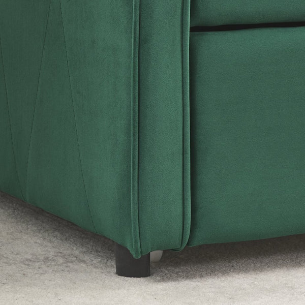 English Elm Twin Size Daybed With Trundle - Stylish Upholstered Sofa Bed For Small Spaces & Guest Rooms W1413S00013-GIGA