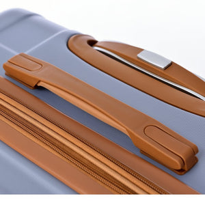 English Elm Luggage 3 Piece Hardshell Abs Spinner Set with Tsa Lock Expandable Travel Suitcase PP291792AAI