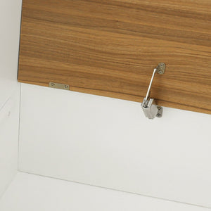 English Elm On-trend Matte Finish Hall Tree with Flip Bench Shoe Storage and Hanging Hooks White WF304223AAK