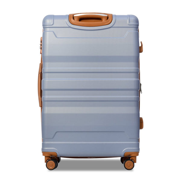 English Elm Luggage 3 Piece Hardshell Abs Spinner Set with Tsa Lock Expandable Travel Suitcase PP291792AAI
