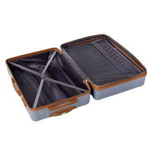 English Elm Luggage 3 Piece Hardshell Abs Spinner Set with Tsa Lock Expandable Travel Suitcase PP291792AAI