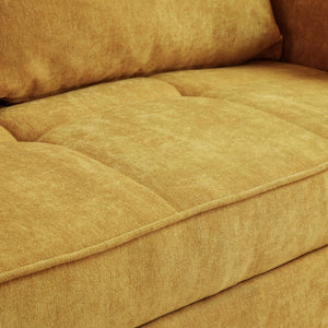 English Elm Chenille Sleeper Loveseat Sofa Bed with Adjustable Armrests for Studio Living W848132155