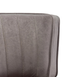 English Elm 360 Swivel Barrel Chair Velvet Accent Sofa with High-Density Foam, Sturdy Hardwood Frame, 300lb Capacity Gray W395102772