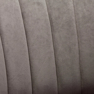 English Elm 360 Swivel Barrel Chair Velvet Accent Sofa with High-Density Foam, Sturdy Hardwood Frame, 300lb Capacity Gray W395102772