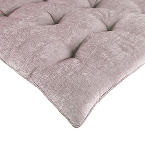 English Elm Poly Chenille Square Floor Pillow Cushion with Tufted Scalloped Edge, Soft Textured Chenille Comfort for Lounging Blush 12.99 L x 12.99 W x 27.76 H B03596307