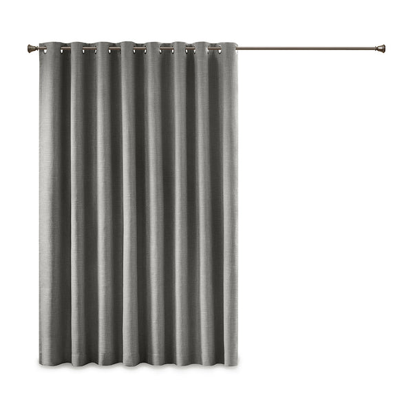 English Elm Printed Heathered Blackout Window Patio Panel SunSmart Maya Energy-Saving Textured Privacy Drapes Grey 12.2 L x 10.24 W x 3.54 H B03599822