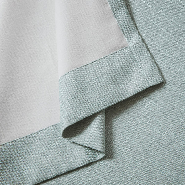 English Elm Printed Heathered Blackout Window Patio Panel SunSmart Maya Energy-Saving Textured Privacy Drapes Dusty Seafoam 12.2 L x 10.24 W x 3.54 H B03599824