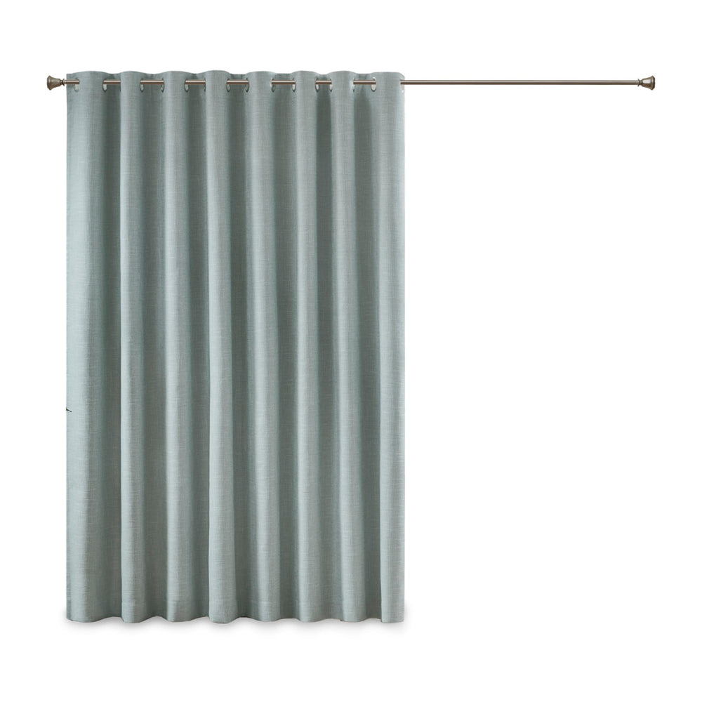 English Elm Printed Heathered Blackout Window Patio Panel SunSmart Maya Energy-Saving Textured Privacy Drapes Dusty Seafoam 12.2 L x 10.24 W x 3.54 H B03599824