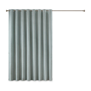 English Elm Printed Heathered Blackout Window Patio Panel SunSmart Maya Energy-Saving Textured Privacy Drapes Dusty Seafoam 12.2 L x 10.24 W x 3.54 H B03599824