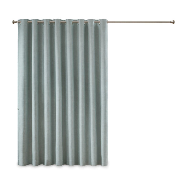 English Elm Printed Heathered Blackout Window Patio Panel SunSmart Maya Energy-Saving Textured Privacy Drapes Dusty Seafoam 12.2 L x 10.24 W x 3.54 H B03599824