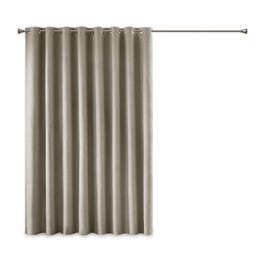 English Elm Printed Heathered Blackout Window Patio Panel SunSmart Maya Energy-Saving Textured Privacy Drapes taupe 12.2 L x 10.24 W x 3.54 H B03599823