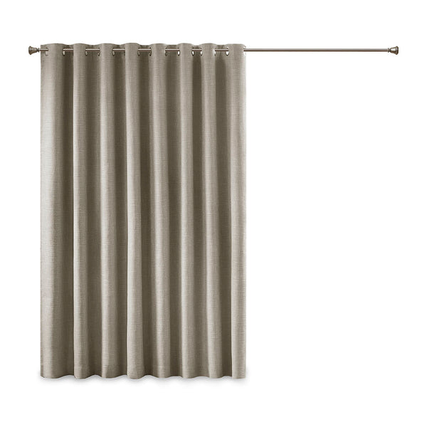 English Elm Printed Heathered Blackout Window Patio Panel SunSmart Maya Energy-Saving Textured Privacy Drapes taupe 12.2 L x 10.24 W x 3.54 H B03599823