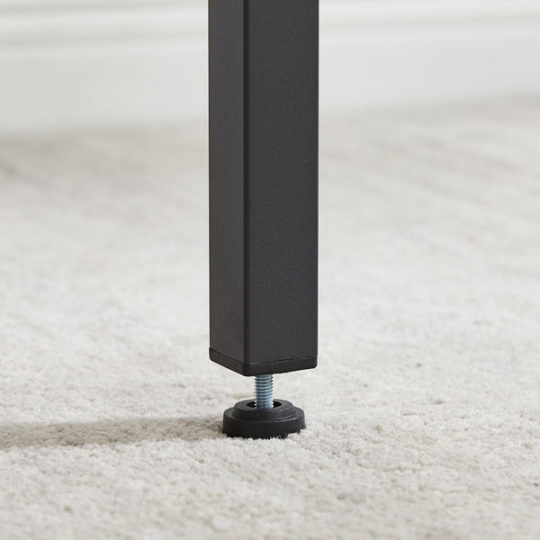 English Elm Bar Bar Table Set with 2 PU-Seat Stools, Rustic Grey Top, Backrest Comfort, Space-Saving Design W1162103445