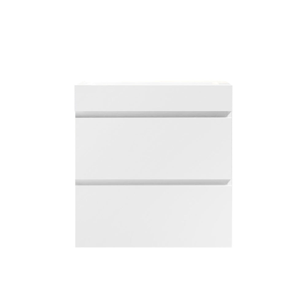 English Elm BB02-24-101, Glossy White Integrated Basin with Overflow — Seamless Solid Surface Design for Luxury Baths W1865P321777