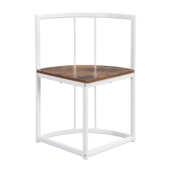 English Elm Topmax Faux Marble 7 Piece Dining Set Seats Six with Iron Frame Modern Glam Appeal White N717S000017K