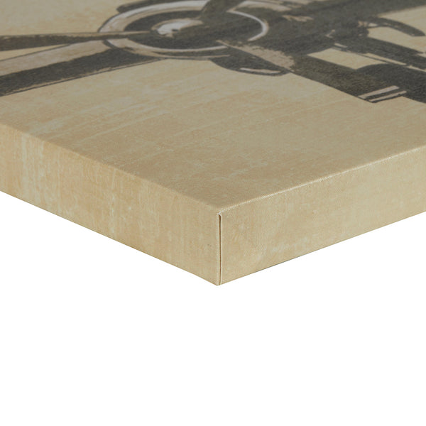 English Elm Triptych Flight Time 3-Piece Canvas Wall Art Set by Doug Hernandez — Glossy Gel Coat Airplane Triptych, Fade-Resistant Decor B03596402