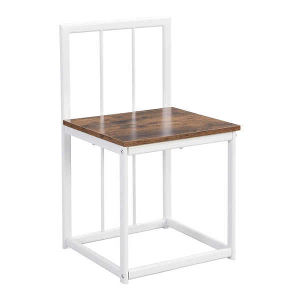 English Elm Topmax Faux Marble 7 Piece Dining Set Seats Six with Iron Frame Modern Glam Appeal White N717S000017K