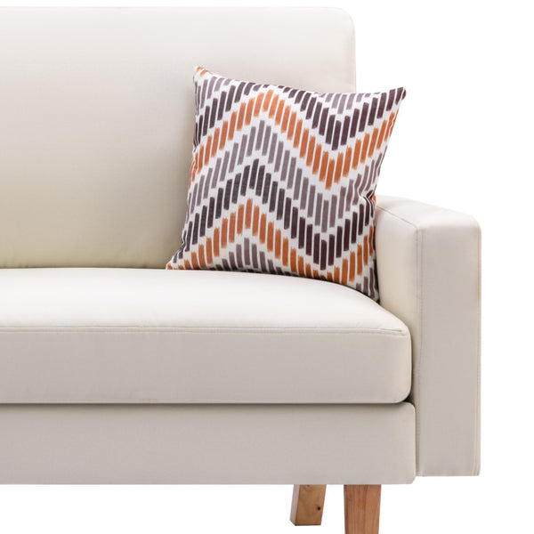English Elm Bahamas Linen Upholstered Sofa with Pocket Coil Support and Espresso Leg Finish B06178634