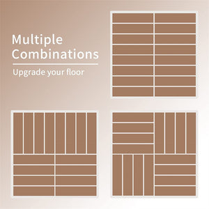 English Elm Patio Composite Deck Tiles Interlocking Click Lock Outdoor Flooring for Balcony Porch W1859111972