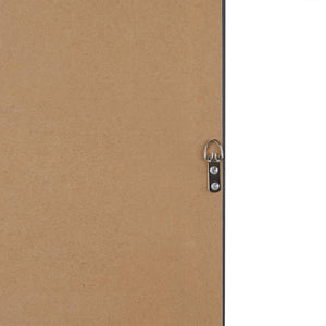 English Elm Grey Grey Rock Garden Gel Coat Framed Canvas 2 Piece Set — Modern Abstract Geometric Wall Art with Glossy Protective Finish B035100374