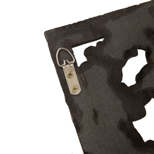 English Elm Distressed Carved Botanical Wall Panels Set – Textured MDF Relief Art with Antique Silver-Bronze Luster, Ready-to-Hang Bronze 33.46 L x 18.89 W x 4.72 H B03598796