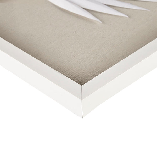 English Elm Framed Madison Park Sabal Rice Paper Palm Leaves 3-Piece Shadowbox Set – Coastal Linen Gallery Decor B03598810