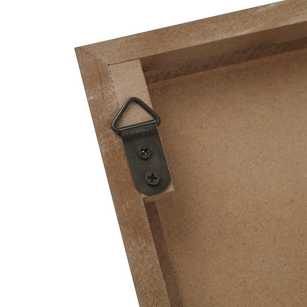 English Elm Two-tone Madison Park Birch Palms 2-Piece Carved Wood Panel Wall Art Set, Coastal Botanical Décor, 16x32 each B03598806