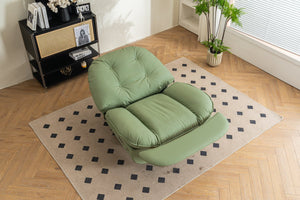 English Elm Power Recliner 270° Swivel Glider with Bluetooth Speakers, USB Charger, Phone Holder & Snack Storage Green W1752106961