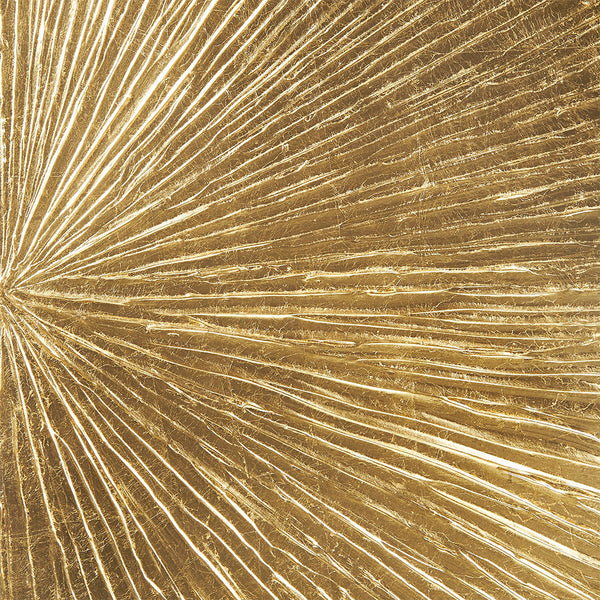 English Elm Hand Painted Madison Park Sunburst Triptych 3-Piece Dimensional Resin Wall Art Set, Gold Metallic Texture, 15x45 Each, Easy Hang B03599364