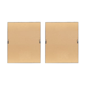 English Elm Sketch Feminine Figures 2-Piece Framed Glass & Matted Wall Art Set by Elise Green — Elegant 17x21" décor with bold black frames for modern sophistication B03598880