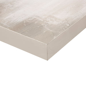 English Elm Heavily Embellished Madison Park 3-Piece Canvas Wall Art Set, Hand-Painted Taupe Ombre with Stone Texture B03598837