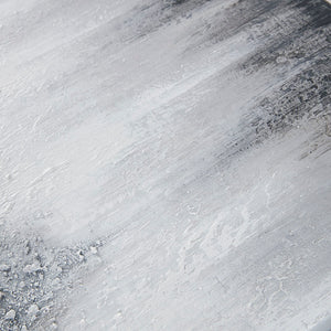 English Elm Heavily Embellished Madison Park Glimmer 2-Piece Canvas Wall Art Set with Metallic Texture and Sparkle Grey 37 L x 6 W x 18 H B03598856