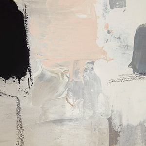 English Elm Framed Madison Park Abstract Reveal Glass Wall Art by Katherine Price, Gold Frame, Double Matte, 27.8x31.8" B03598884