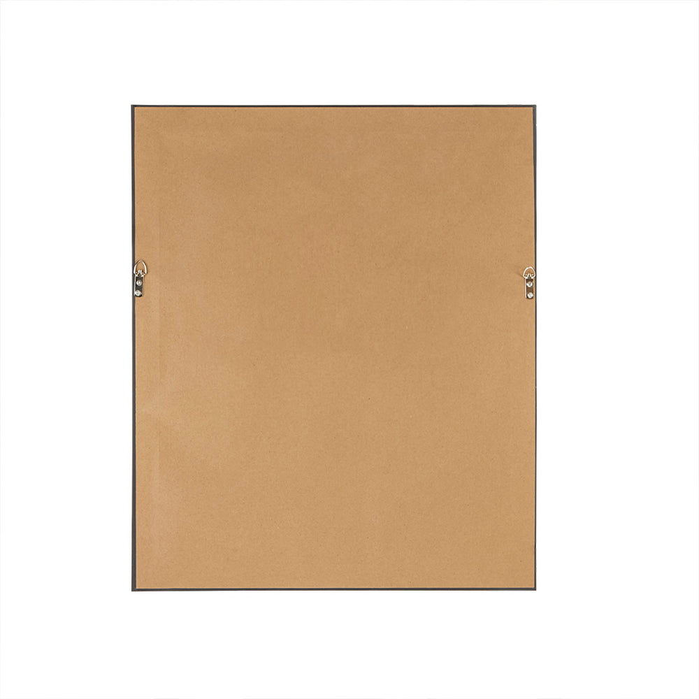 English Elm Grey Grey Rock Garden Gel Coat Framed Canvas 2 Piece Set — Modern Abstract Geometric Wall Art with Glossy Protective Finish B035100374