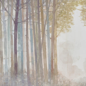 English Elm Triptych Forest Reflections 3-Piece Canvas Wall Art Set by Norman Wyatt Jr. – Serene Pond Landscape, Textured Gel Finish, Easy Hang B03598818