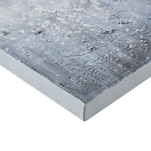 English Elm Heavily Embellished Winter Glaze 2-Piece Canvas Wall Art Set, 15x30 Hand-Glittered Abstract Blue Décor B03598847