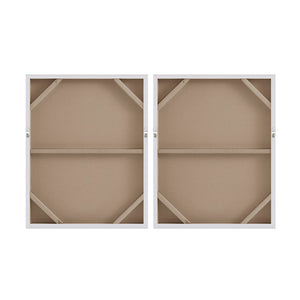 English Elm Heavily Embellished Madison Park Glimmer 2-Piece Canvas Wall Art Set with Metallic Gradient, Texture and Gold Glitter B03598842