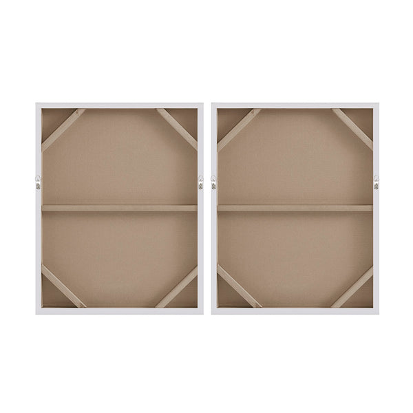 English Elm Heavily Embellished Madison Park Glimmer 2-Piece Canvas Wall Art Set with Metallic Gradient, Texture and Gold Glitter B03598842