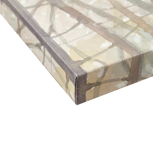 English Elm Triptych Forest Reflections 3-Piece Canvas Wall Art Set by Norman Wyatt Jr. – Serene Pond Landscape, Textured Gel Finish, Easy Hang B03598818