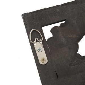 English Elm Distressed Carved Botanical Wall Panels Set – Textured MDF Relief Art with Antique Silver-Bronze Luster, Ready-to-Hang Antique Blue 33.46 L x 18.89 W x 4.72 H B03598797